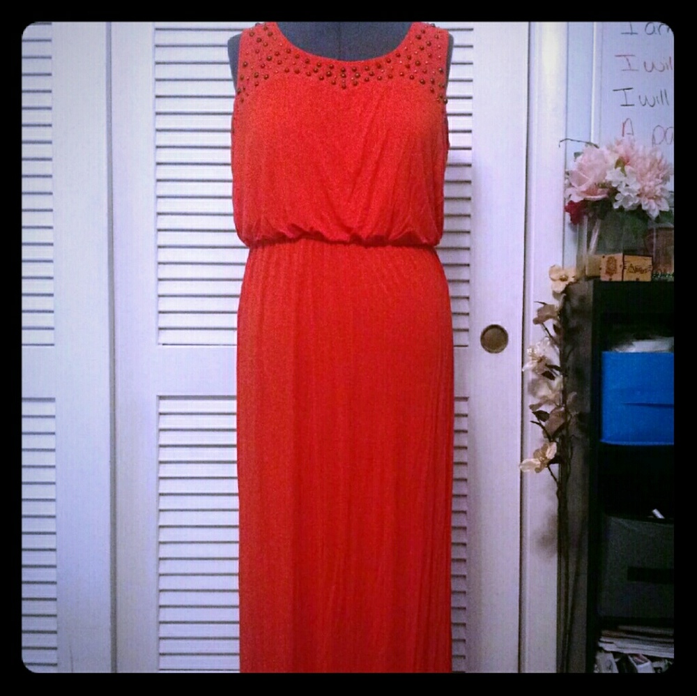 Orange Sun Dress